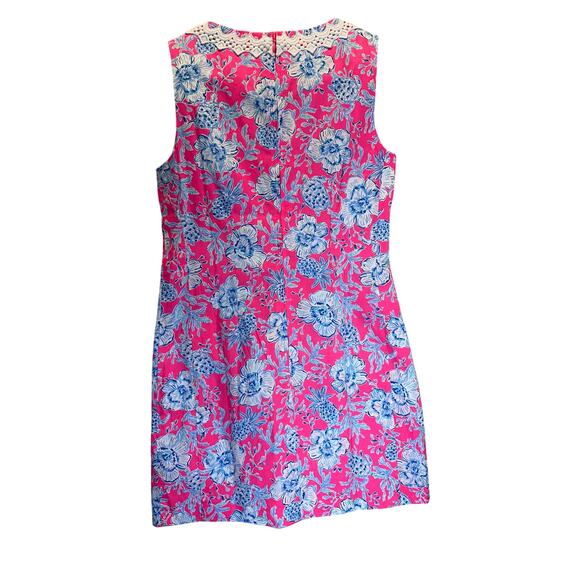 Lilly Pulitzer Ginge Shift Romper Roxie Pink Wave N Sea Size 0 NWT Women’s - Picture 2 of 8